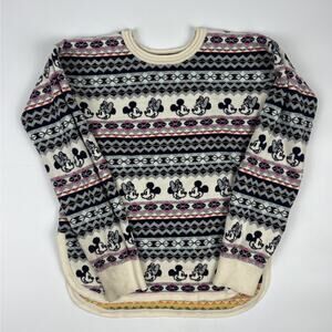 GAP Kids Disney Mickey & Minnie Pajama Long Sleeve Top 100% Cotton Size Large
